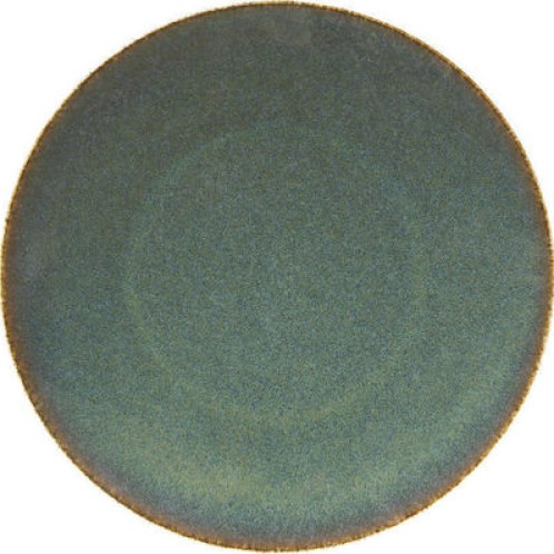 Cryspo Trio Πιάτο Φρούτου Emerald Green Glossy Στρογγυλό 21cm