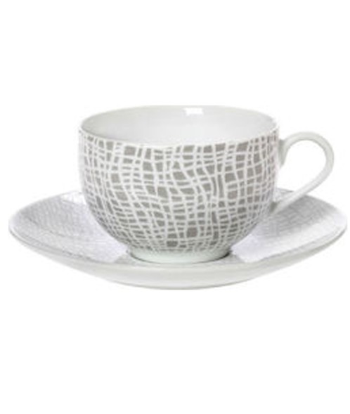 Cryspo Trio White Fashion Σετ 6 τεμ. Φλυτζάνια καφέ