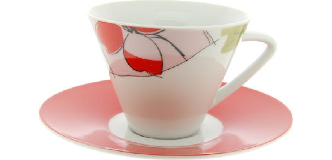 Cryspo Trio Emotion Σετ 6 τεμ. Φλυτζάνια καφέ