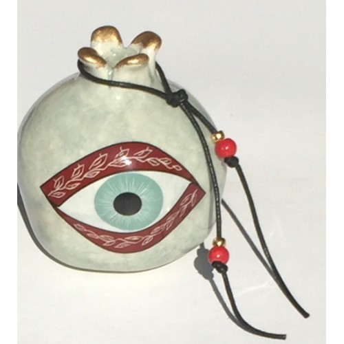 Ρόδι χειροποίητο Med μάτι οβάλ Κνωσσός 9X10 εκ.