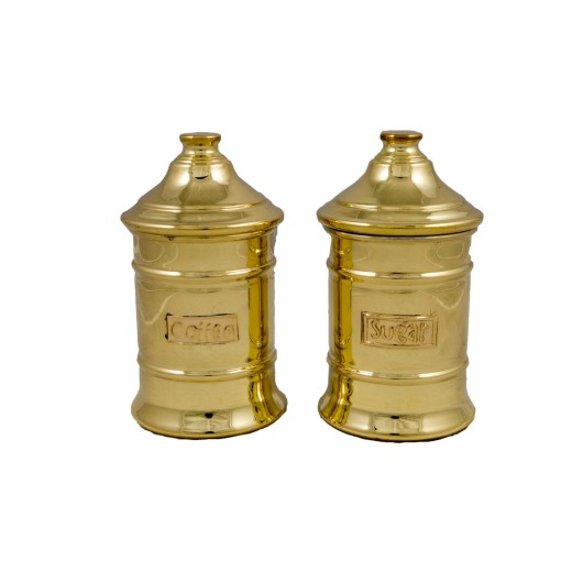 Δοχείο για ζάχαρη ή καφέ ορειχάλκινο, χειροποίητο Mediterranean Art