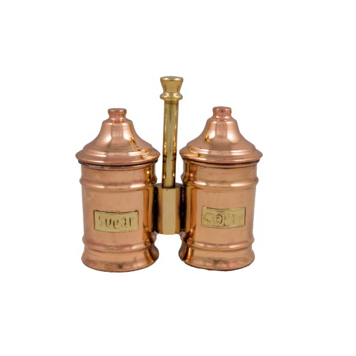 Δοχεία για ζάχαρη/καφέ χάλκινα, χειροποίητα Mediterranean Art