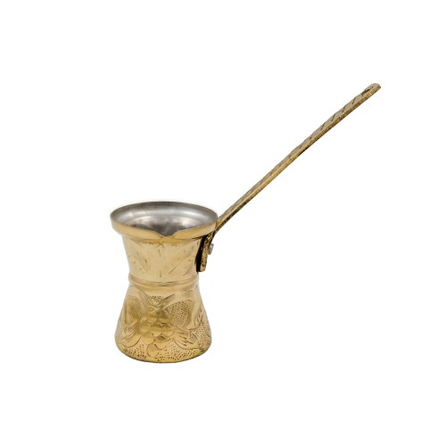 Σκαλιστό ορειχάλκινο μπρίκι 6X8,40 cm. (160ml) Mediterranean Art