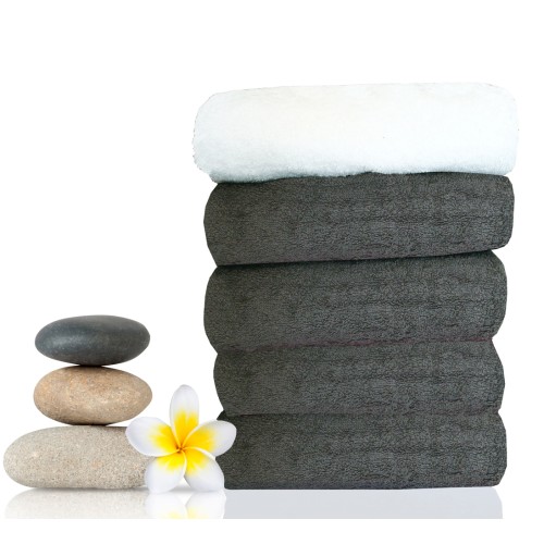 Πετσέτα κομμωτηρίου-spa γκρι 50X90