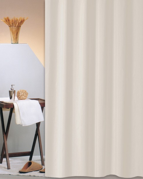 Κουρτίνα μπάνιου ξενοδοχείου SOLID μπεζ 180X240