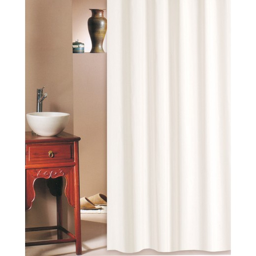 Κουρτίνα μπάνιου ξενοδοχείου SOLID εκρού 240X200