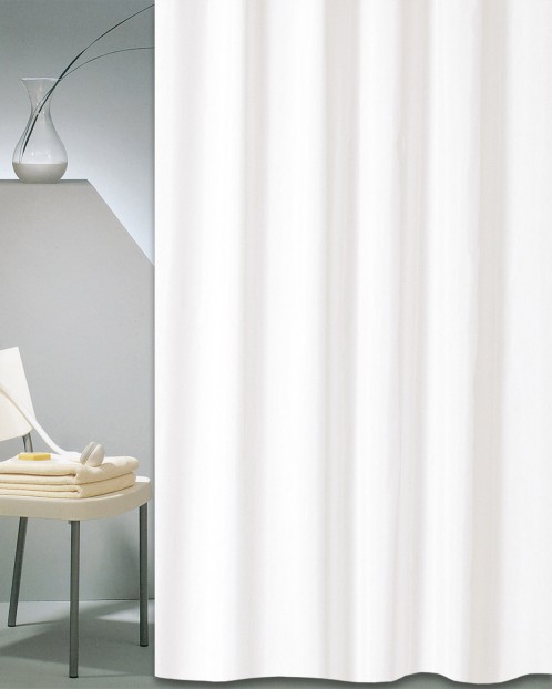 Κουρτίνα μπάνιου ξενοδοχείου SOLID λευκό 180X240