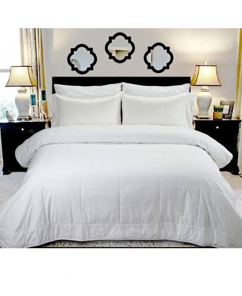 Παπλωματοθήκη ξενοδοχείου μονή 160X240 100% Βαμβακοσατέν Τ320