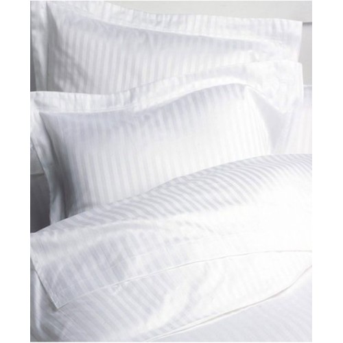 Παπλωματοθήκη ξενοδοχείου μονή 160X240 με ρίγα 1 εκ. 100% Βαμβακοσατέν Τ250