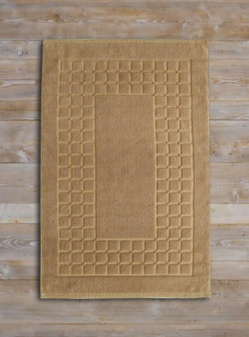 Ταπέτο-πετσέτα CHESS 50X75 μπεζ 100% βαμβακερό