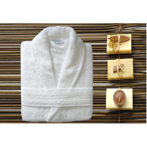 Μπουρνούζι σμόκιν γιακά XL 100% βαμβακερό 450 gr/m2