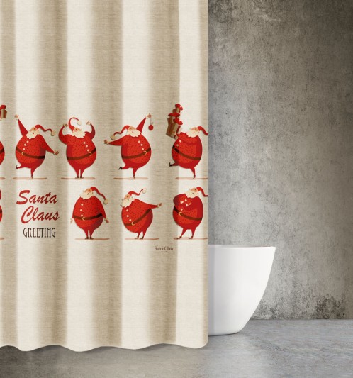 Χριστουγεννιάτικη Κουρτίνα Des 404 180X200 Saint Clair