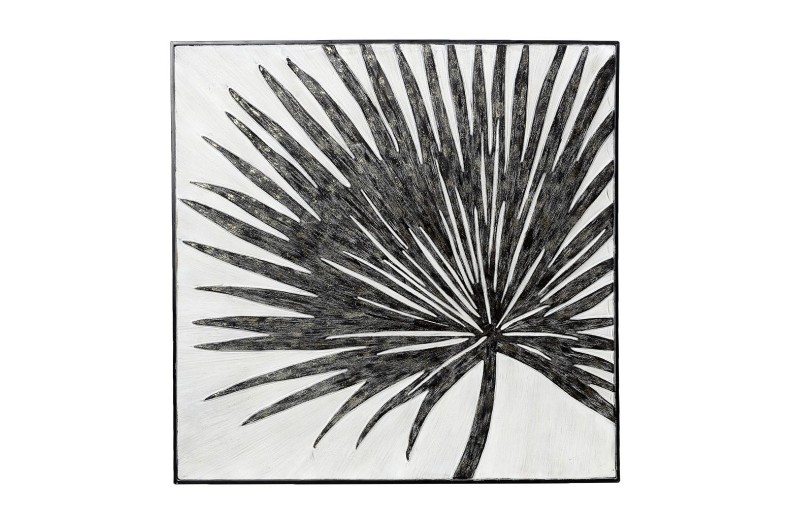 ΠΙΝΑΚΑΣ ΜΕΤΑΛΛΙΚΟΣ »ΜΑΥΡΗ ΦΤΕΡΗ» 81,5Χ81,5ΕΚ