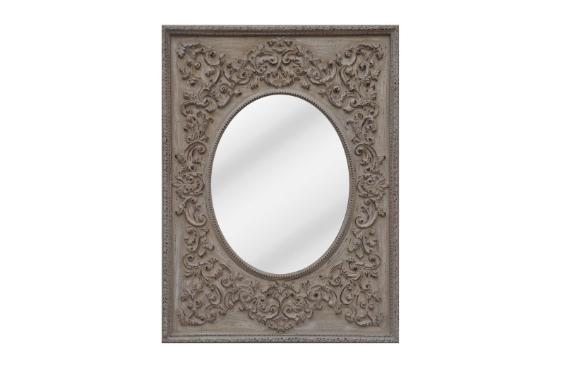 ΚΑΘΡΕΠΤΗΣ ΟΡΘΟΓΩΝΙΟΣ ΜΕ ΣΧΕΔΙΑ DK.BEIGE 120x90cm