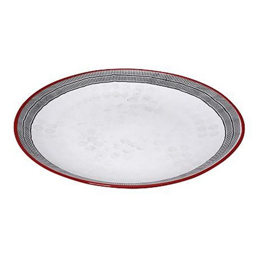 ΠΙΑΤΟ ΡΗΧΟ ΣΤΡΟΓΓ. ΣΧΕΔ: ΜΑΥΡΟ-ΚΟΚΚΙΝΟ 27X3ΕΚ.