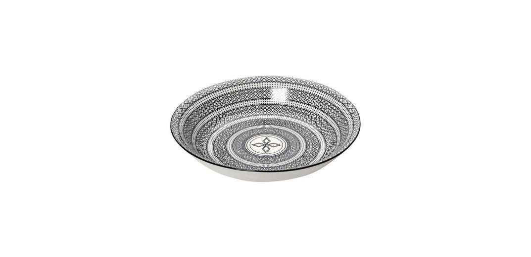 ΠΙΑΤΟ ΒΑΘΥ CHARLOTTE ΜΑΥΡΟ 23X4.8ΕΚ