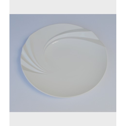 Πιατέλα χειροποίητη stoneware Big Spyral 47 εκ.