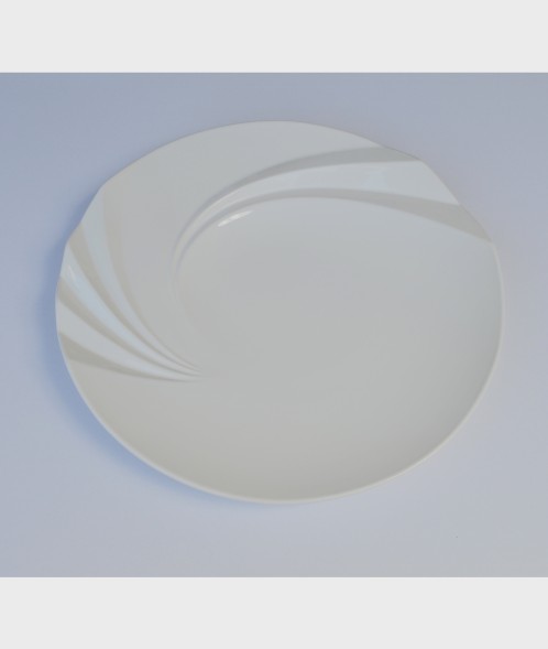Πιατέλα χειροποίητη stoneware Big Spyral 47 εκ.