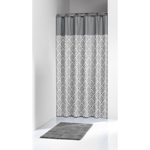 Κουρτίνα μπάνιου Angoli grey 180×200