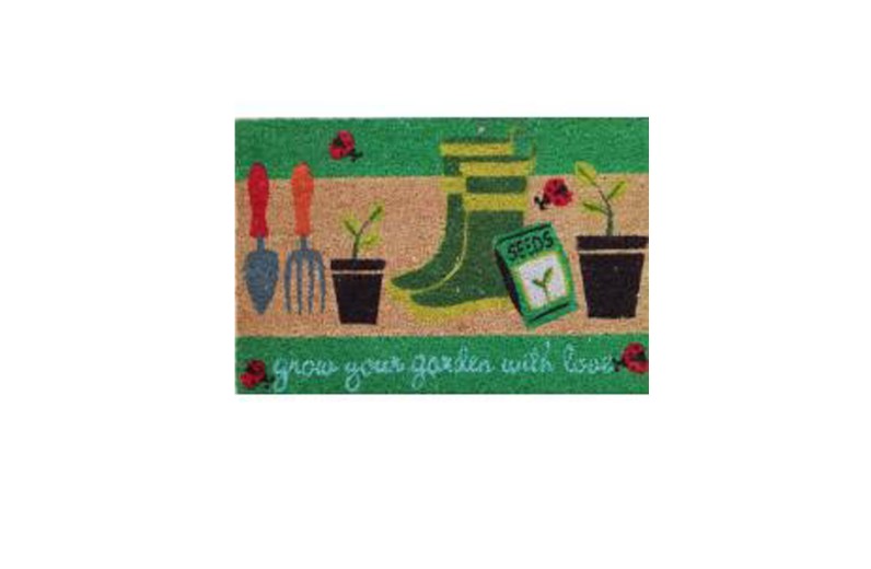 Χαλάκι εξώπορτας Gardens (με λάστιχο) 40X60 εκ.