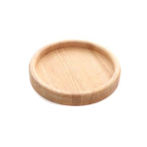 Φρουτιέρα ρηχή ξύλινη μασίφ 42X6 εκ.