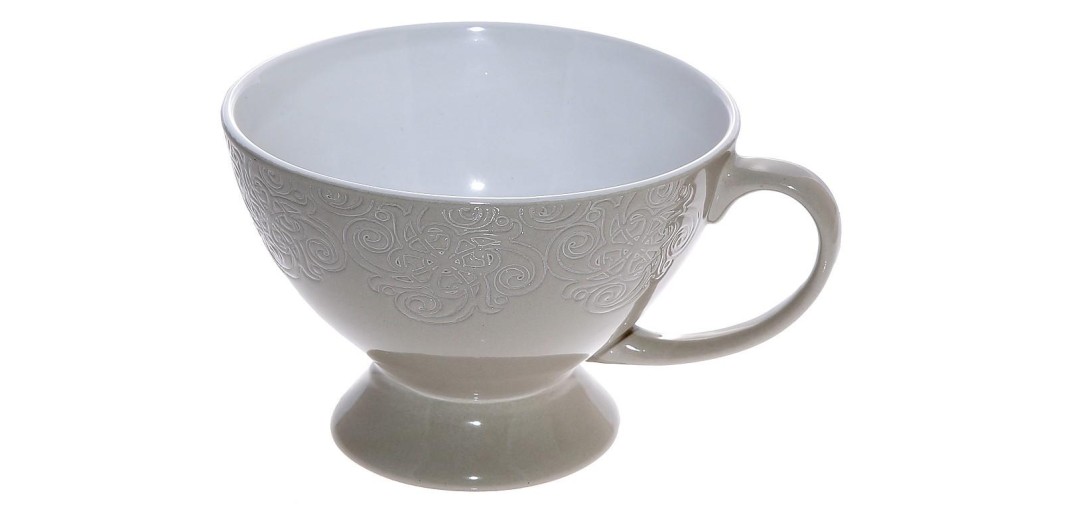 VIENNA ΜΠΩΛ ΜΕ ΠΟΔΙ ΚΑΙ ΛΑΒΗ ΜΠΕΖ 320ML 13.3x9.5 Κ6/Μ24