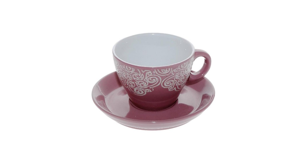 VIENNA ΦΛΙΤΖΑΝΙ ΚΑΠΟΥΤΣΙΝΟ JUMBO ΡΟΖ 330CC 11.5x9