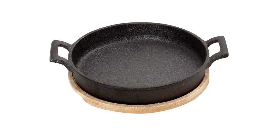 ΣΑΓΑΝΑΚΙ ΣΤΡΟΓΓ. CAST-IRON ΜΑΥΡΟ 20Χ20Χ5,5ΕΚ ΜΕ ΒΑ