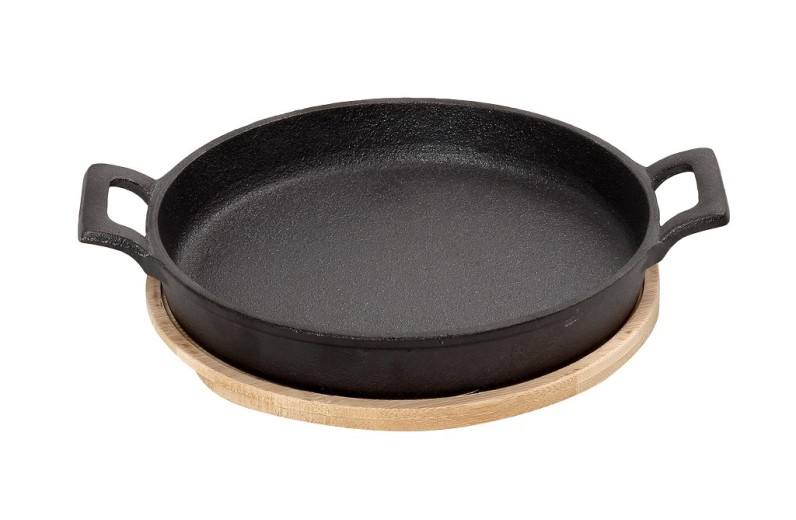 ΣΑΓΑΝΑΚΙ ΣΤΡΟΓΓ. CAST-IRON ΜΑΥΡΟ 20Χ20Χ5,5ΕΚ ΜΕ ΒΑ