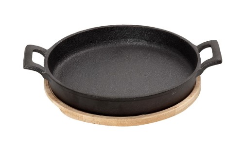 ΣΑΓΑΝΑΚΙ ΣΤΡΟΓΓ. CAST-IRON ΜΑΥΡΟ 20Χ20Χ5,5ΕΚ ΜΕ ΒΑ