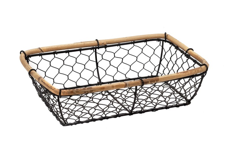 ΚΑΛΑΘΙ ΜΕΤΑΛ. ΜΑΥΡΟ ΟΡΘΟΓ. 36Χ26Χ9ΕΚ