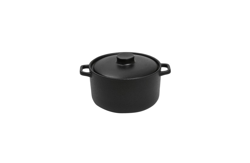 LAVA ΚΑΤΣΑΡΟΛΑΚΙ STONEWARE ΜΑΥΡΟ 13.5χ10χ6ΕΚ.