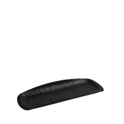 BLACK ΓΟΝΔΟΛΑ ΟΡΘ. 21Χ8,5ΕΚ WAVY MATTE ΜΕΛΑΜΙΝΗΣ