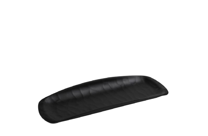 BLACK ΓΟΝΔΟΛΑ ΟΡΘ. 40,5Χ16,5ΕΚ WAVY MATTE ΜΕΛΑΜΙΝΗΣ