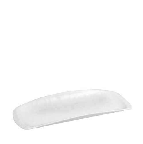 WHITE ΓΟΝΔΟΛΑ ΟΡΘ. 33,5Χ13,5ΕΚ WAVY MATTE ΜΕΛΑΜΙΝΗΣ