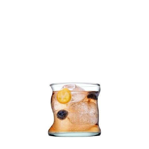 AMORF WATER 340CC H: 8.6 D: 8.4CM MADE OF RECYCLED GLASS P/1152