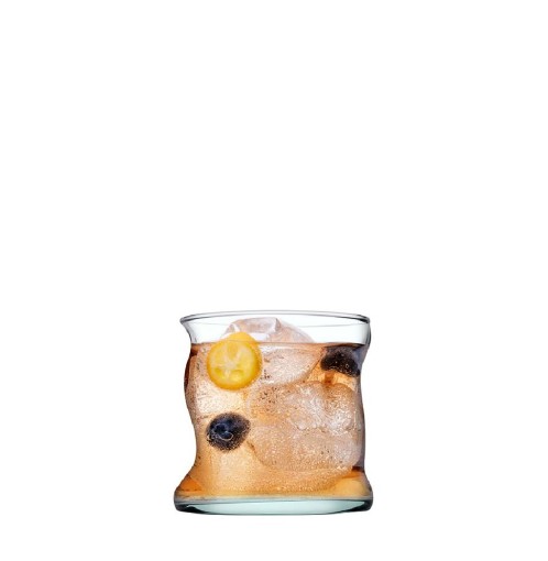 AMORF WATER 340CC H: 8.6 D: 8.4CM MADE OF RECYCLED GLASS P/1152