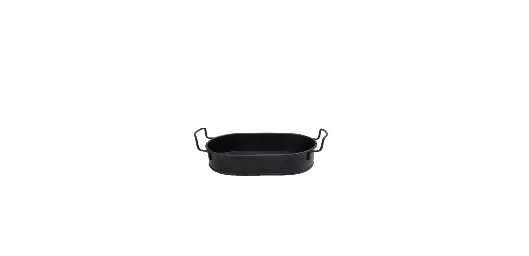 ΔΙΣΚΟΣ ΟΒΑΛ SMALL ΜΕΤΑΛ. ΜΕ ΛΑΒΕΣ ΜΑΥΡΟ 29-34X14,5x5EK
