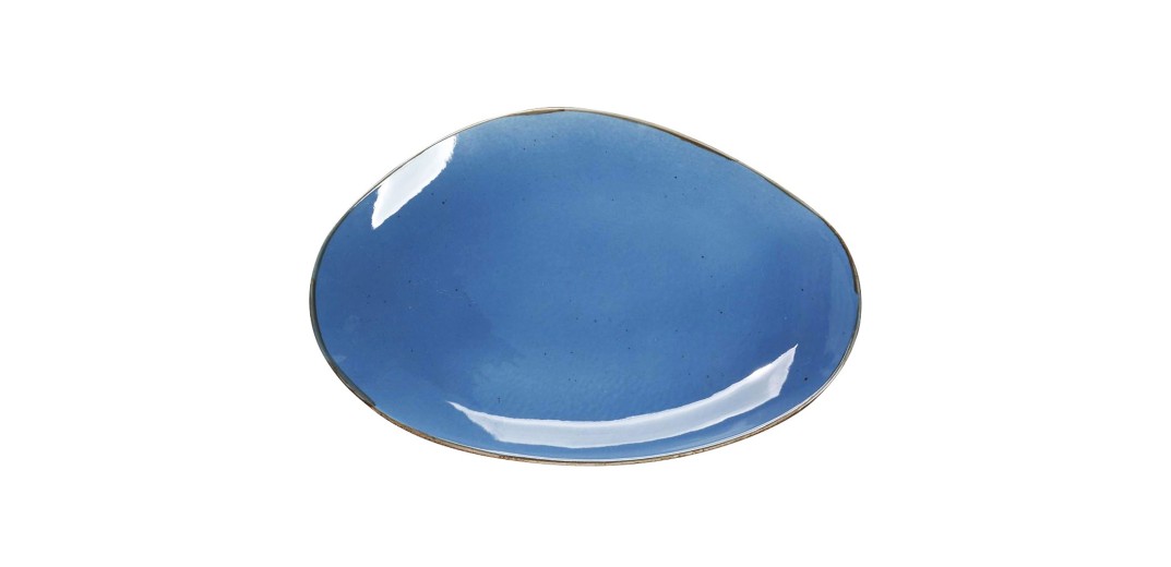 TERRA BLUE ΠΙΑΤΕΛΑ ΟΒΑΛ 36χ24.5χ2.5ΕΚ