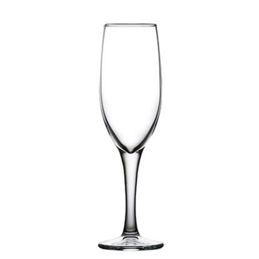 MODA CHAMPAGNE FLUTE TEMPERED 165CC H:18.3CM P/1200