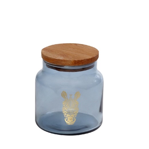 JUNGLE ZEBRA ΜΠΛΕ ΔΟΧΕΙΟ ΜΕ ΚΑΠΑΚΙ 635ML 10X11EK.
