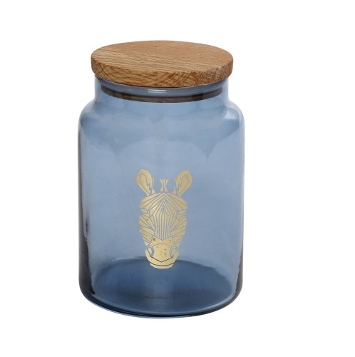 JUNGLE ZEBRA ΜΠΛΕ ΔΟΧΕΙΟ ΜΕ ΚΑΠΑΚΙ 890ML 10X14,5EK.