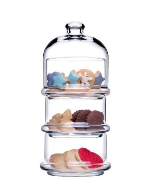 VILLA PATISSERIE 3PLE PLATE-DOME 3x505CC 26CM P/162 GB1.OB6.
