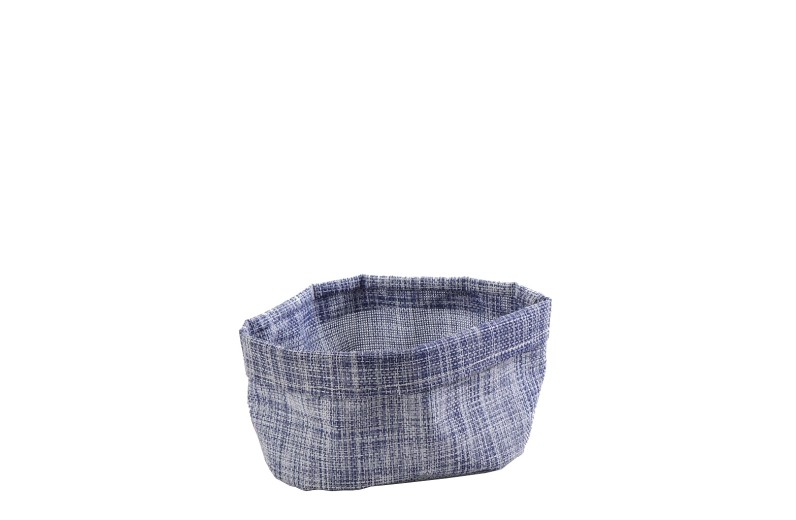 ΨΩΜΙΕΡΑ ΟΒΑΛ ΜΠΛΕ PVC/POLYEST. 20Χ14Χ10,5ΕΚ