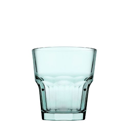 AWARE CASABLANCA WHISKEY 265CC MADE OF REC. GLASS H: 9,15 D: 8,6CM GB4.OB24