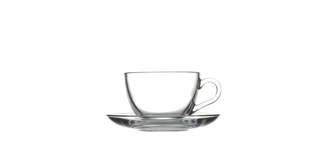 BASIC CUP&SAUCER 238CC CAPPUCCINO 13.7X6.5 CM. P/720 GB6.OB24