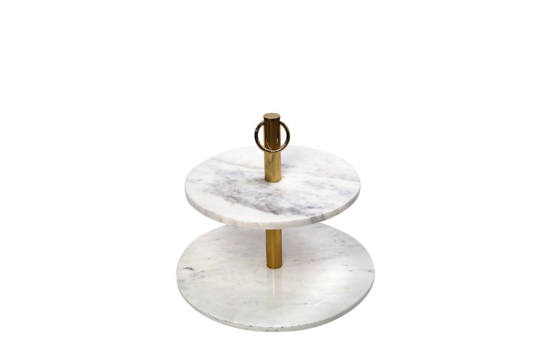 ΠΙΑΤΕΛΑ 2 ΕΠΙΠΕΔΩΝ ΜΑΡΜΑΡΟ/SS 41-33X40ΕΚ