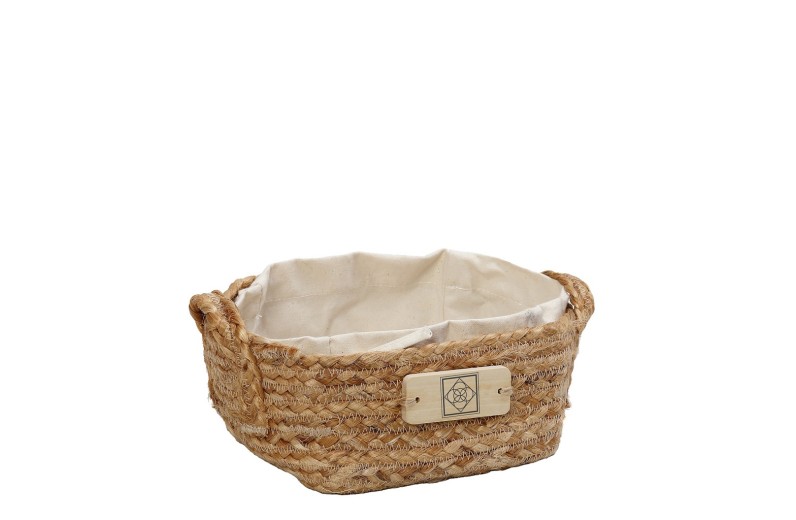 ΚΑΛΑΘΙ ΤΕΤΡΑΓ. ΛΑΒΕΣ ΓΙΟΥΤΑ ΜΕ ΥΦΑΣΜΑ COTTON 17Χ17X9EK