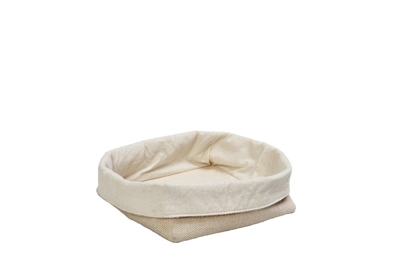ΚΑΛΑΘΙ ΤΕΤΡΑΓΩΝΟ JUTE/COTTON 17X16X11EK.