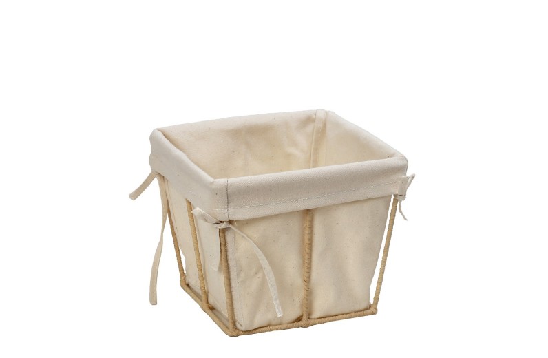 ΚΑΛΑΘΙ ΤΕΤΡΑΓ. COTTON ΜΕ ΨΑΘΙΝΟ STAND 15X15X11,5EK